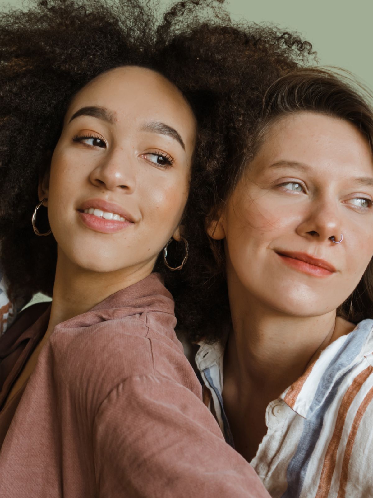 Two women hugging while thinking about egg freezing with Fyrce Care